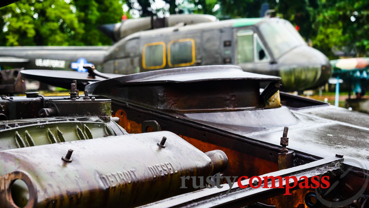 Detroit Diesel - US military junk at Hue's History Museum